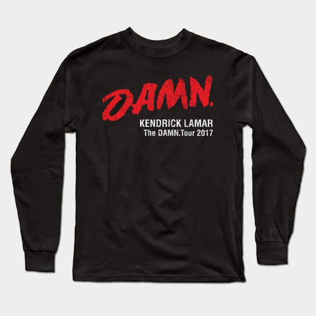 DAMN. Long Sleeve T-Shirt by huckblade